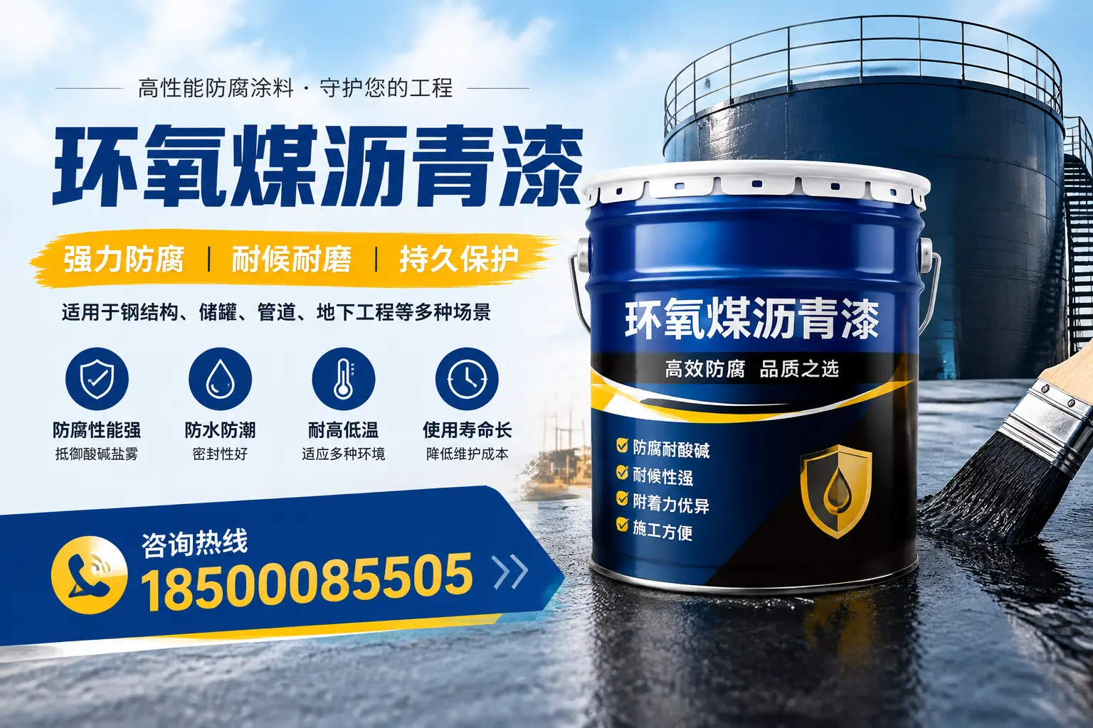 环氧煤沥青漆在工业中的应用,运城企业的选择